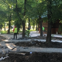 Завершуються роботи щодо облаштування скверу біля НД &laquo;Княгинин&raquo;